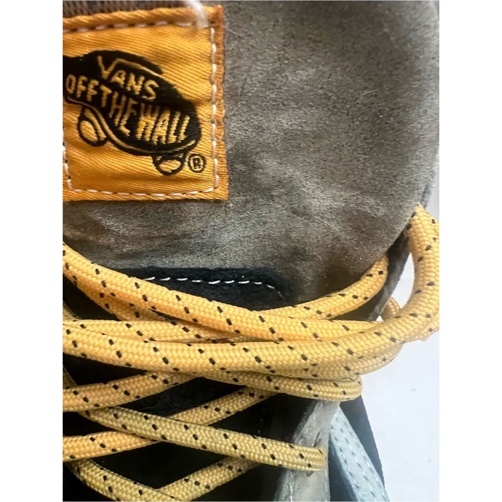 Vans SK8-HI MTE-2 Hi-Top Suede Sneakers Mens Sz 10.5 Khaki Water Resistant Shoes - Picture 12 of 16